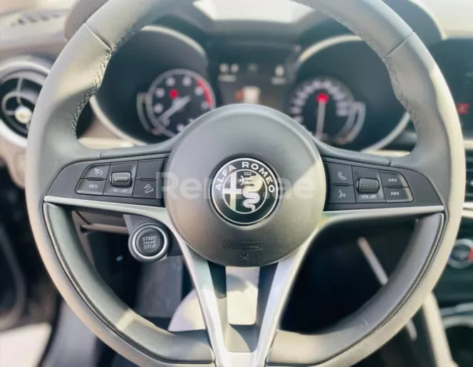 Alfa Romeo Stelvio (Black), 2020 for rent in Dubai