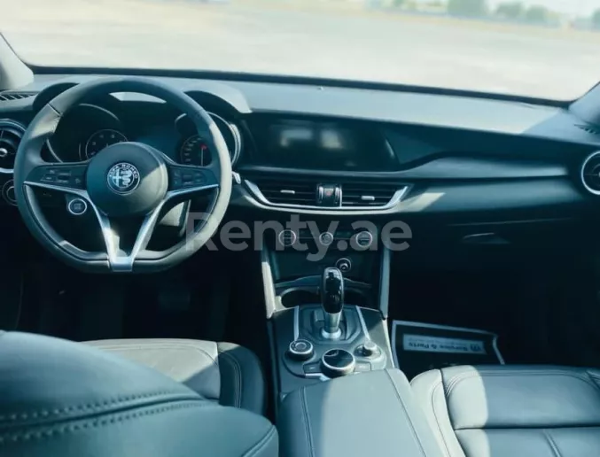 Alfa Romeo Stelvio (Black), 2020 for rent in Dubai