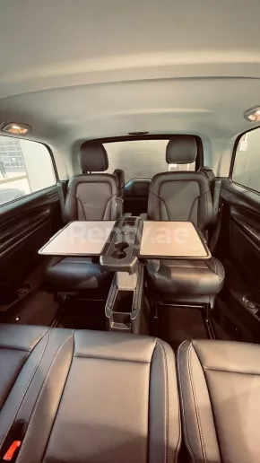 Mercedes V Class Avantgarde (White), 2021 for rent in Dubai