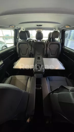 Mercedes V Class Avantgarde (White), 2021 for rent in Dubai