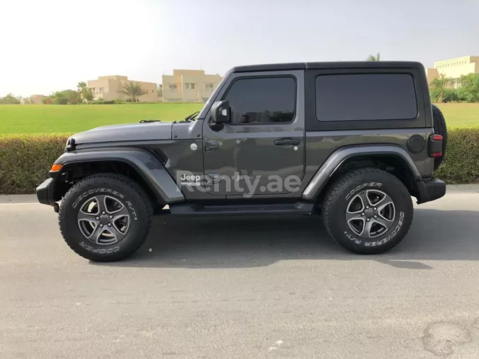 Jeep Wrangler (Grey), 2019 for rent in Dubai