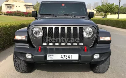 Jeep Wrangler (Grey), 2019 for rent in Dubai