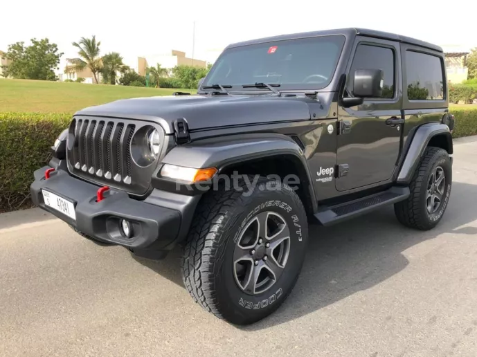 Jeep Wrangler (Grey), 2019 for rent in Dubai