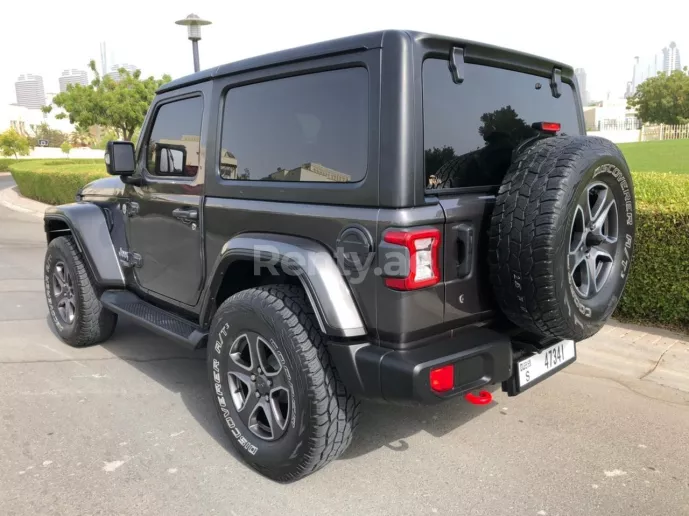 Jeep Wrangler (Grey), 2019 for rent in Dubai