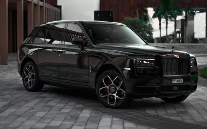 Rolls Royce Cullinan Black Badge (Black), 2021 for rent in Dubai