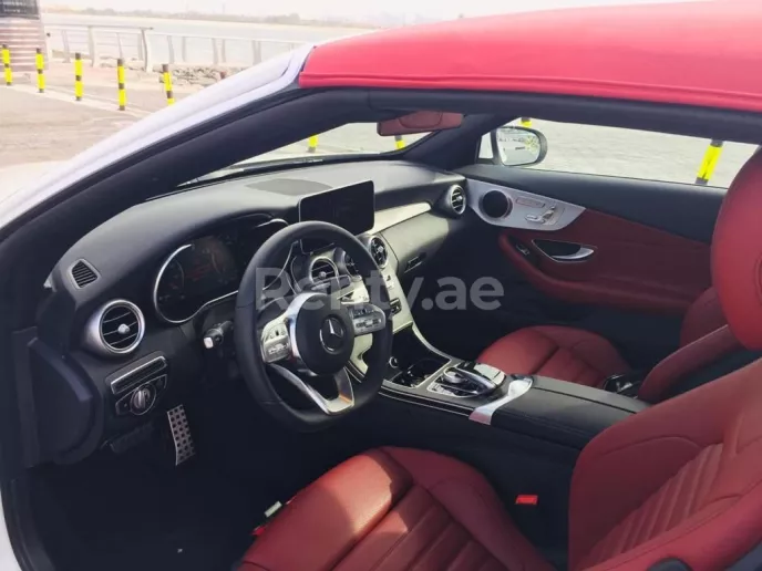 Mercedes C Class (White), 2020 for rent in Dubai