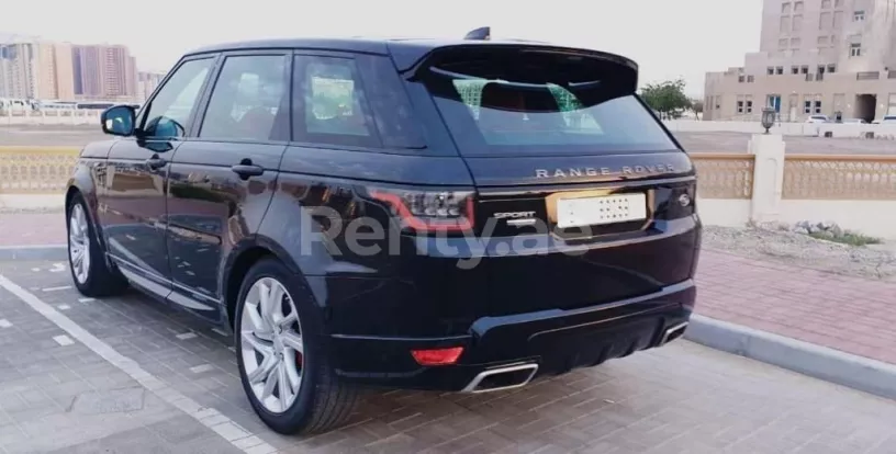 Range Rover Sport (Noir), 2020 &agrave; louer &agrave; Duba&iuml;