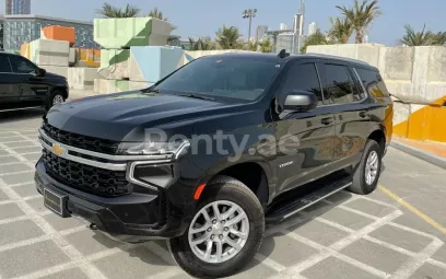Chevrolet Tahoe (Black), 2021 for rent in Ras Al Khaimah