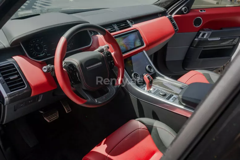 إيجار رانج روفر سبورت SVR (أزرق), 2021 في دبي