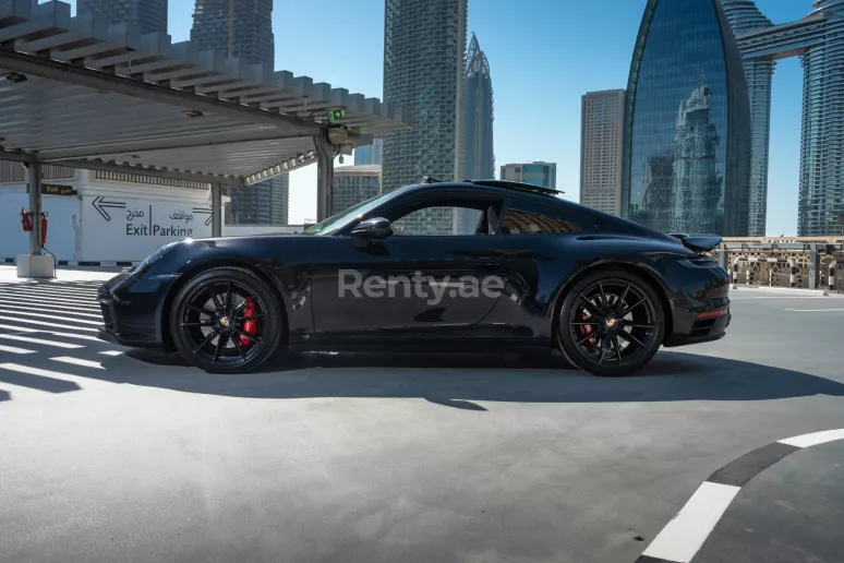 Porsche 911 Carrera S (Black), 2021 for rent in Dubai