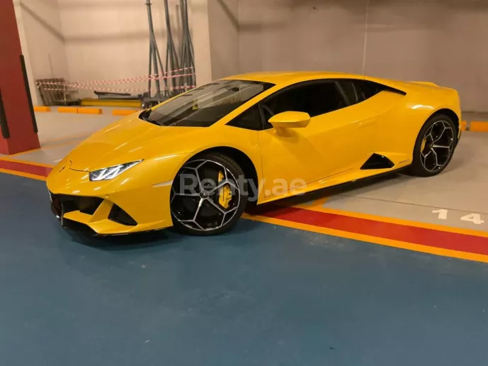Lamborghini Evo (Yellow), 2021 for rent in Dubai