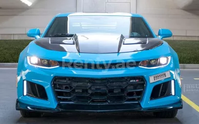 Chevrolet Camaro evo dynamic (Blue), 2018 for rent in Dubai