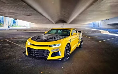 Chevrolet Camaro evo dynamic (Yellow), 2019 for rent in Dubai