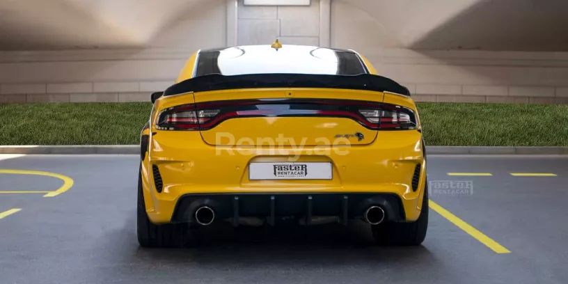 Dodge Charger (Yellow), 2018 for rent in Dubai