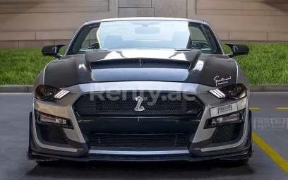 Ford Mustang (Серебро), 2019 для аренды в Дубай
