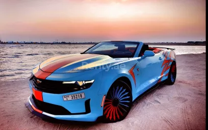 CAMARO GULF LIVERY EDITION (Blue), 2020 for rent in Dubai