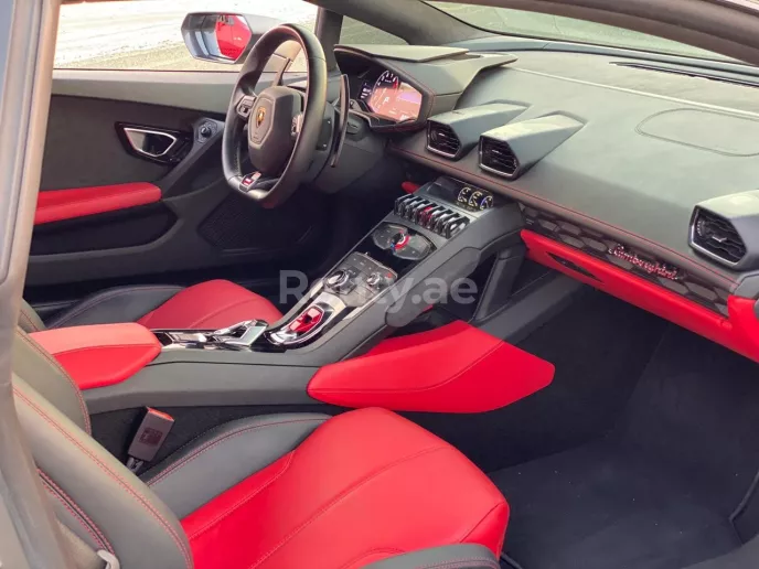 Lamborghini Huracan (Grey), 2018 for rent in Dubai