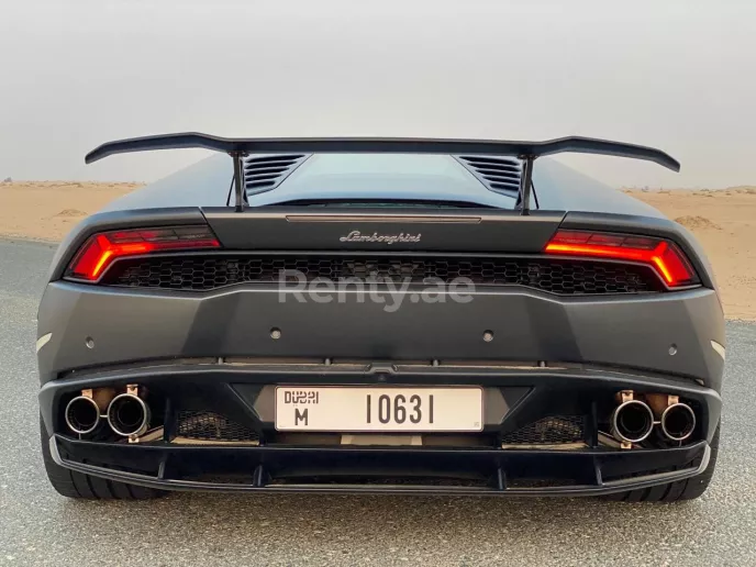Lamborghini Huracan (Grey), 2018 for rent in Dubai