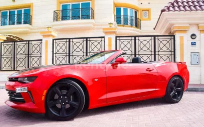 Chevrolet Camaro cabrio (Красный), 2018 для аренды в Дубай