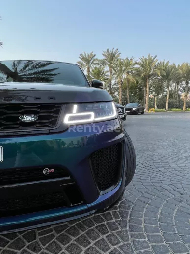 Range Rover Sport SVR (Bleue), 2020 &agrave; louer &agrave; Duba&iuml;