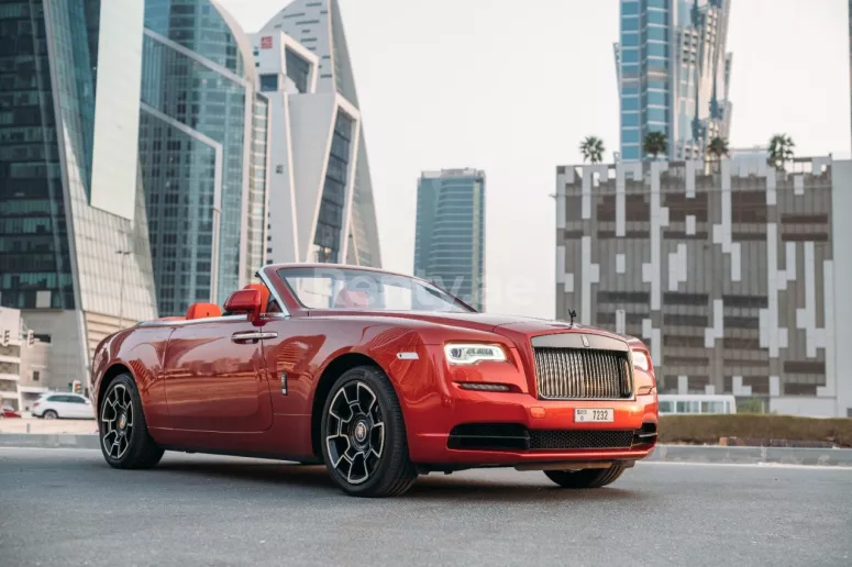 Rolls Royce Dawn Black Badge (Red), 2019 for rent in Dubai