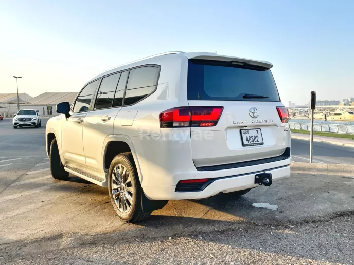 Toyota Land Cruiser (White), 2022 for rent in Dubai