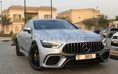 إيجار مرسيدس AMG GT63s (الرمادي الفضي), 2021 في دبي