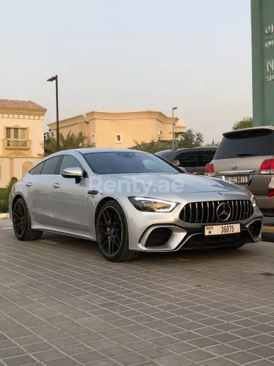 إيجار مرسيدس AMG GT63s (الرمادي الفضي), 2021 في دبي