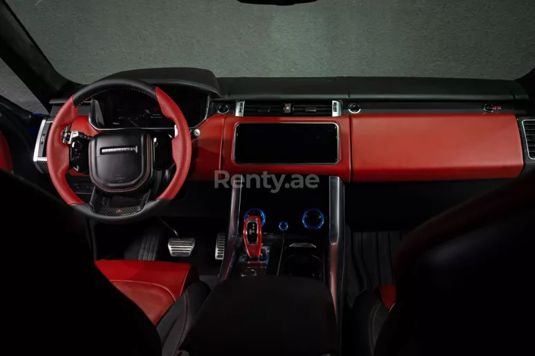 Range Rover Sport SVR (Bleue), 2018 &agrave; louer &agrave; Duba&iuml;
