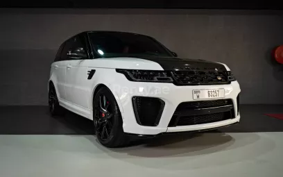 Range Rover Sport SVR (White), 2019 for rent in Dubai