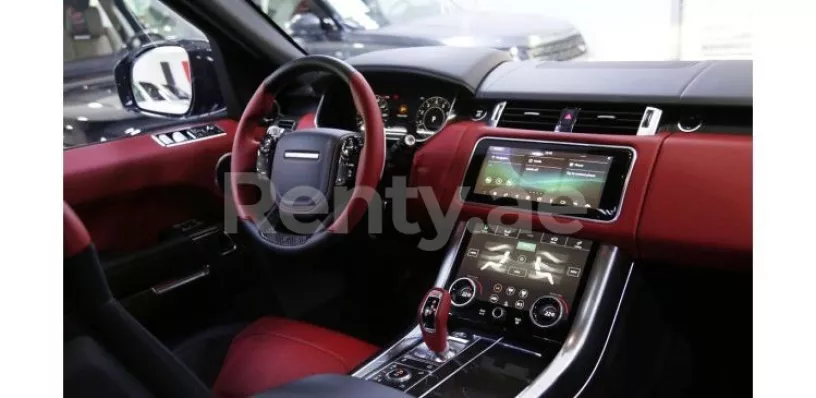 Range Rover Sport SVR (Bleue), 2021 &agrave; louer &agrave; Duba&iuml;