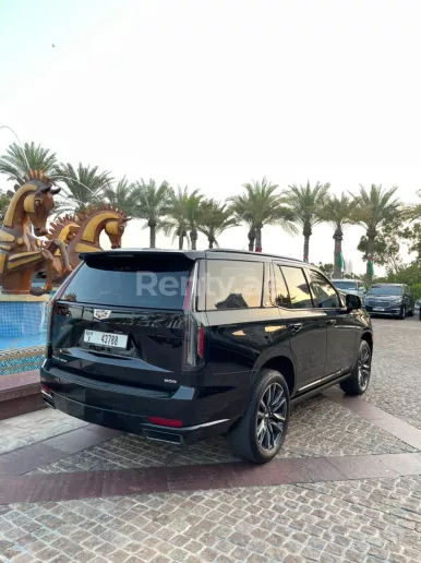 إيجار كاديلاك إسكاليد Platinum S (أسود), 2021 في دبي