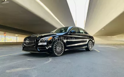 Mercedes C300 Class (Black), 2020 for rent in Dubai