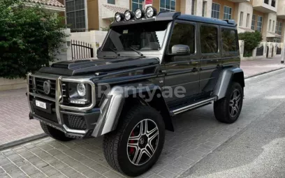 إيجار مرسيدس G500 4x4 (رمادي غامق), 2018 في دبي