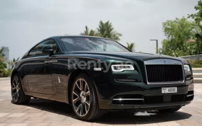 Rolls Royce Wraith (Verde), 2019 para alquiler en Dub&aacute;i