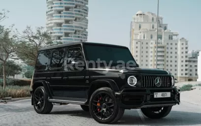 إيجار مرسيدس G63 AMG (أسود), 2020 في دبي