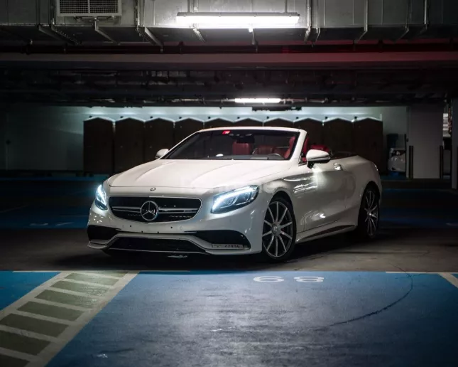 Dubai'de kiralık Mercedes S63 (Beyaz), 2018