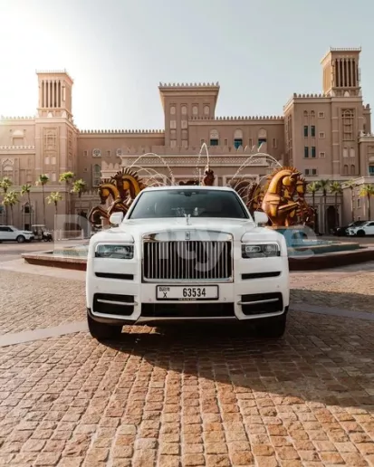 Rolls Royce Cullinan (White), 2022 for rent in Dubai