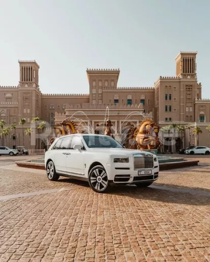 Rolls Royce Cullinan (White), 2022 for rent in Dubai