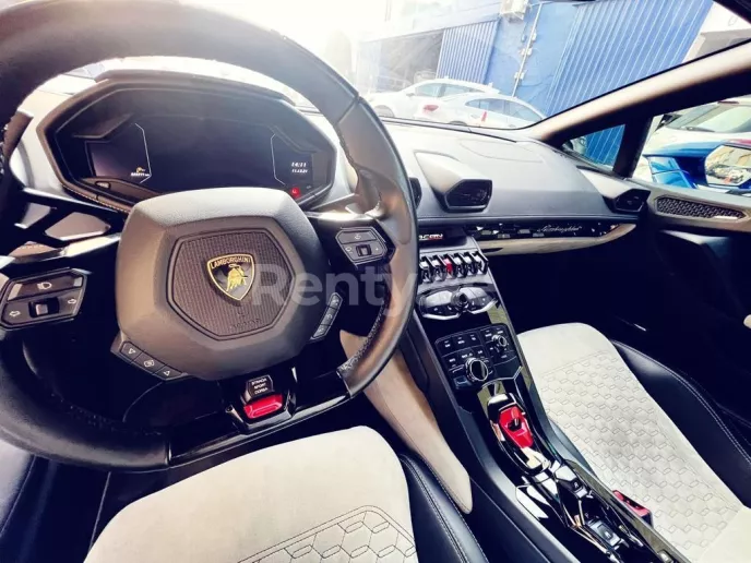 在迪拜 租 兰博基尼 Huracan Spyder (蓝色), 2020