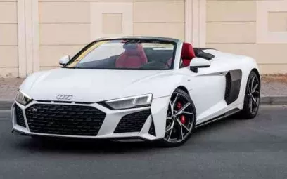 Audi R8 (White), 2021 for rent in Dubai