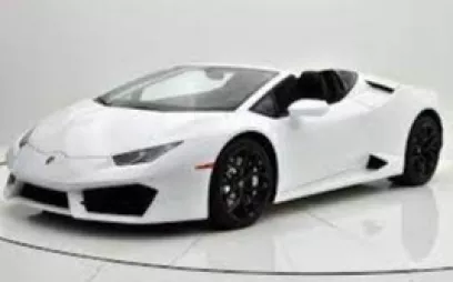 Lamborghini Huracan Spyder (Белый), 2018 для аренды в Дубай