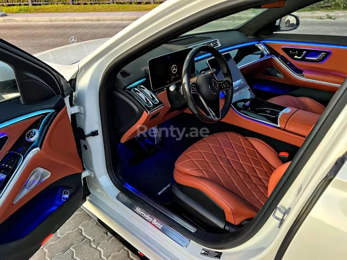 Mercedes S500 Class (White), 2022 for rent in Dubai