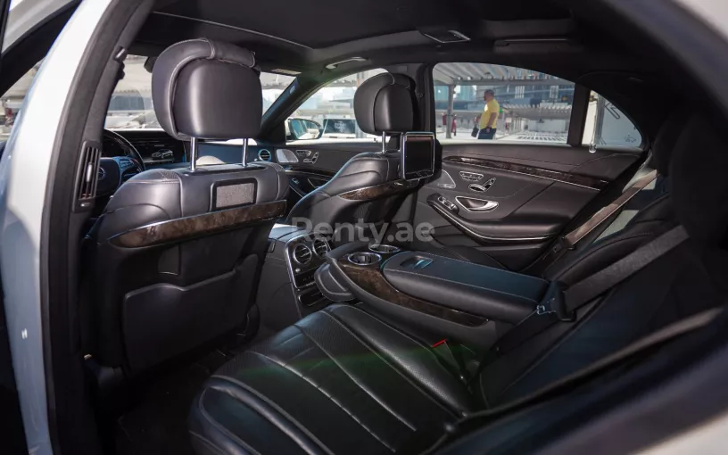 Mercedes S500 (White), 2019 for rent in Dubai