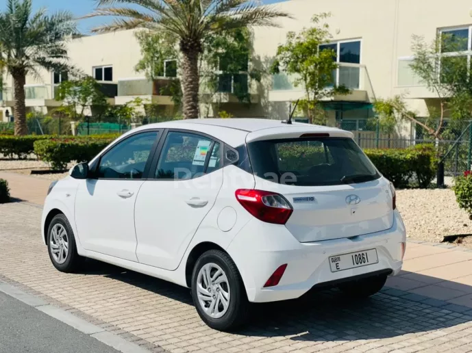 Hyundai i10 (White), 2023 for rent in Dubai
