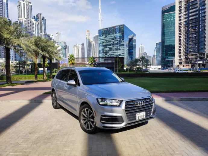 Audi Q7 (Grey), 2019 for rent in Dubai
