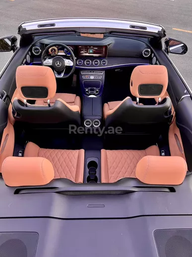Mercedes E450 Convertible (Black), 2020 for rent in Dubai