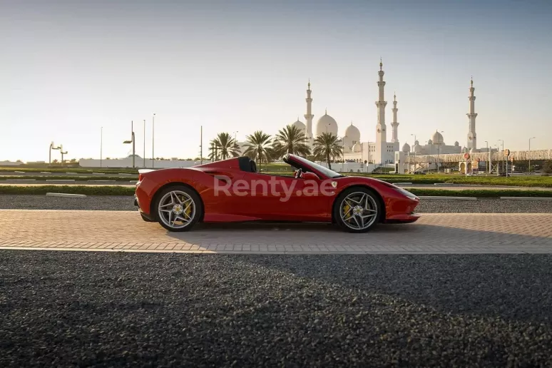 إيجار فيراري F8 تريبوتو سبايدر (أحمر), 2022 في دبي