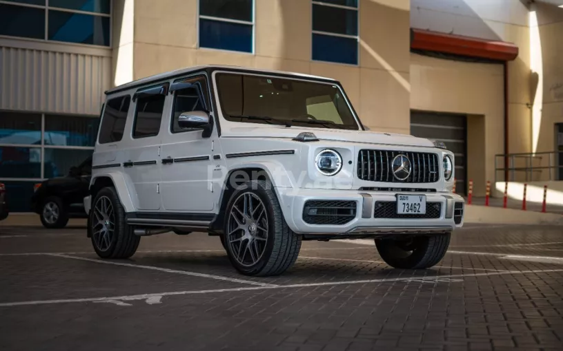 إيجار مرسيدس G63 كلاس (أبيض), 2021 في دبي