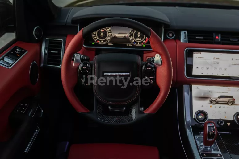 Range Rover Sport SVR (Black), 2022 for rent in Dubai